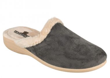 Παντόφλες γυναικείες | Υφασμάτινες | Υφαντίδης | 452423 | Γκρι - Υφαντίδης - 